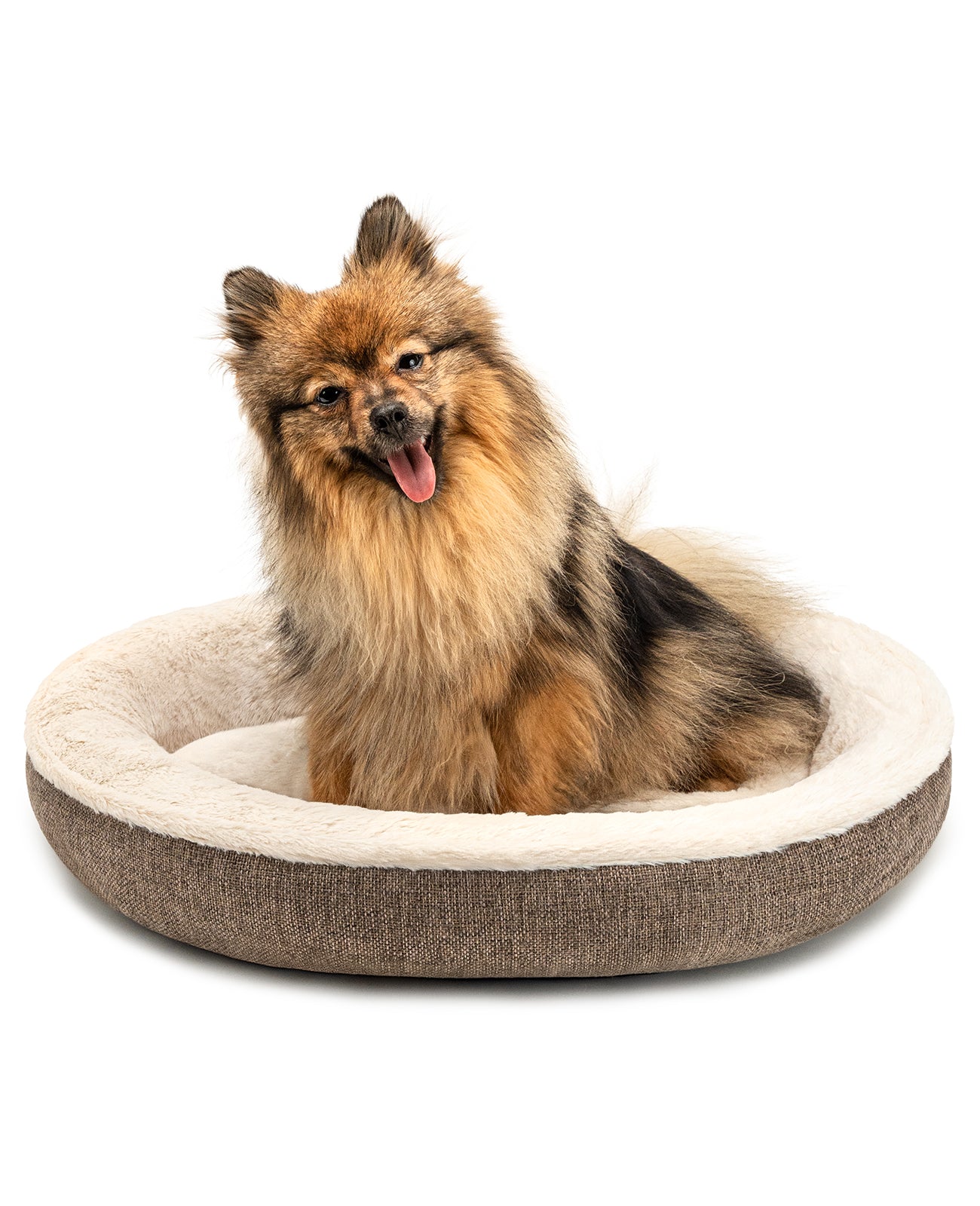 lionto Lit chien rond coussin chien panier chien panier chat donut diverses variantes