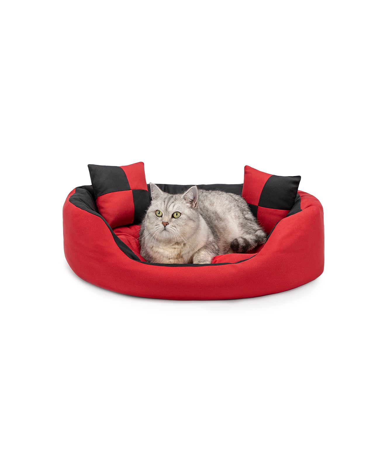 lionto Lit pour chat Coussin pour chat marron/beige