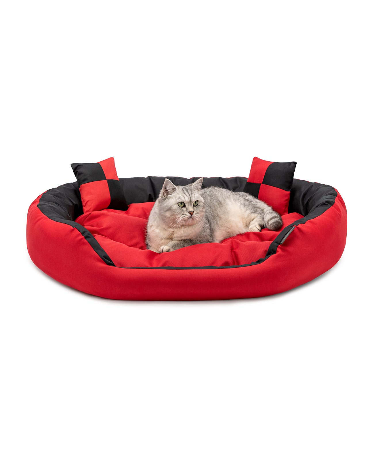 lionto Lit pour chat Coussin pour chat marron/beige