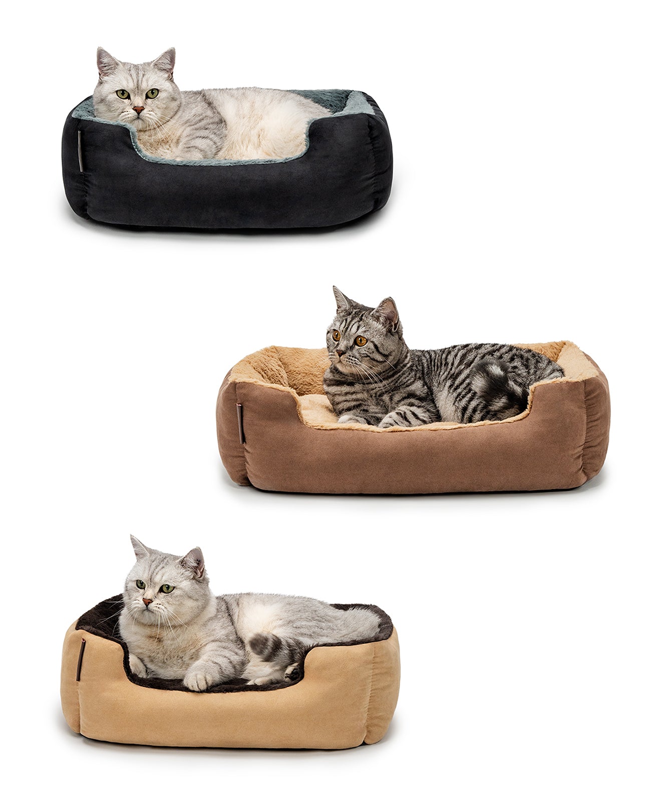 Lit pour chat avec coussin réversible
