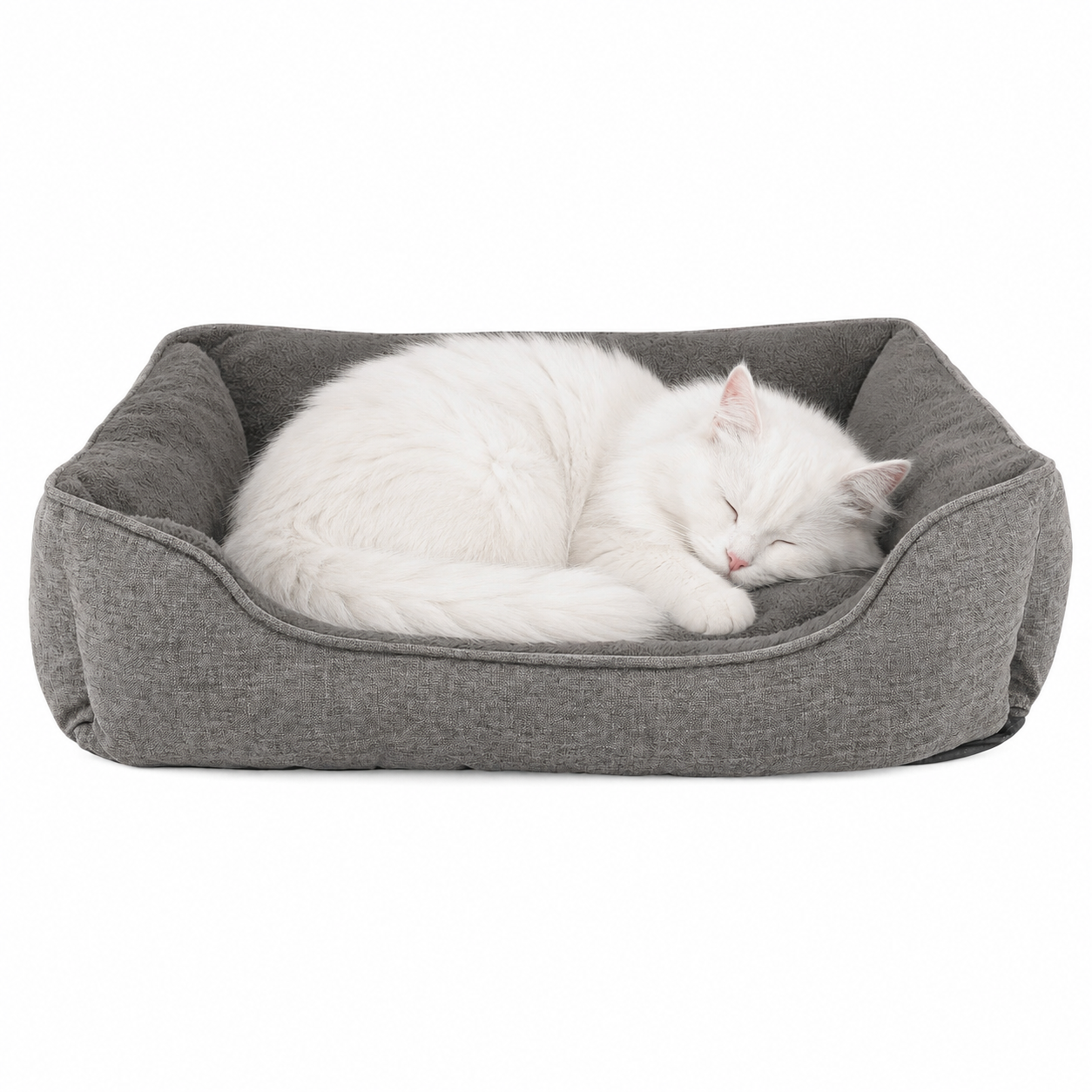 lionto Panier chat moucheté coussin chat corbeille chat housse amovible
