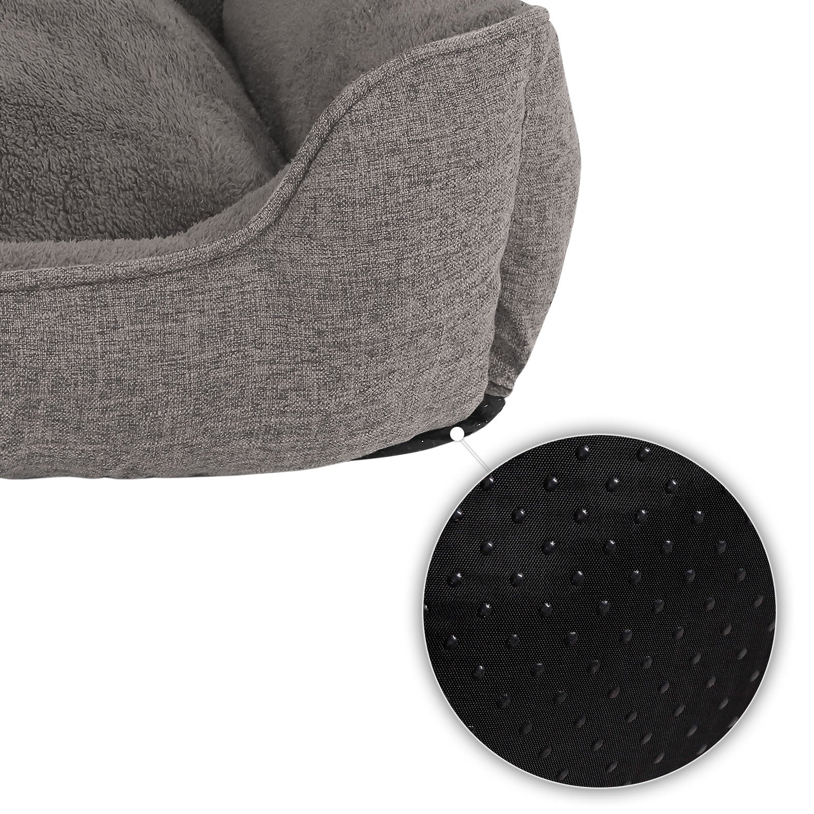 lionto Panier chat moucheté coussin chat corbeille chat housse amovible
