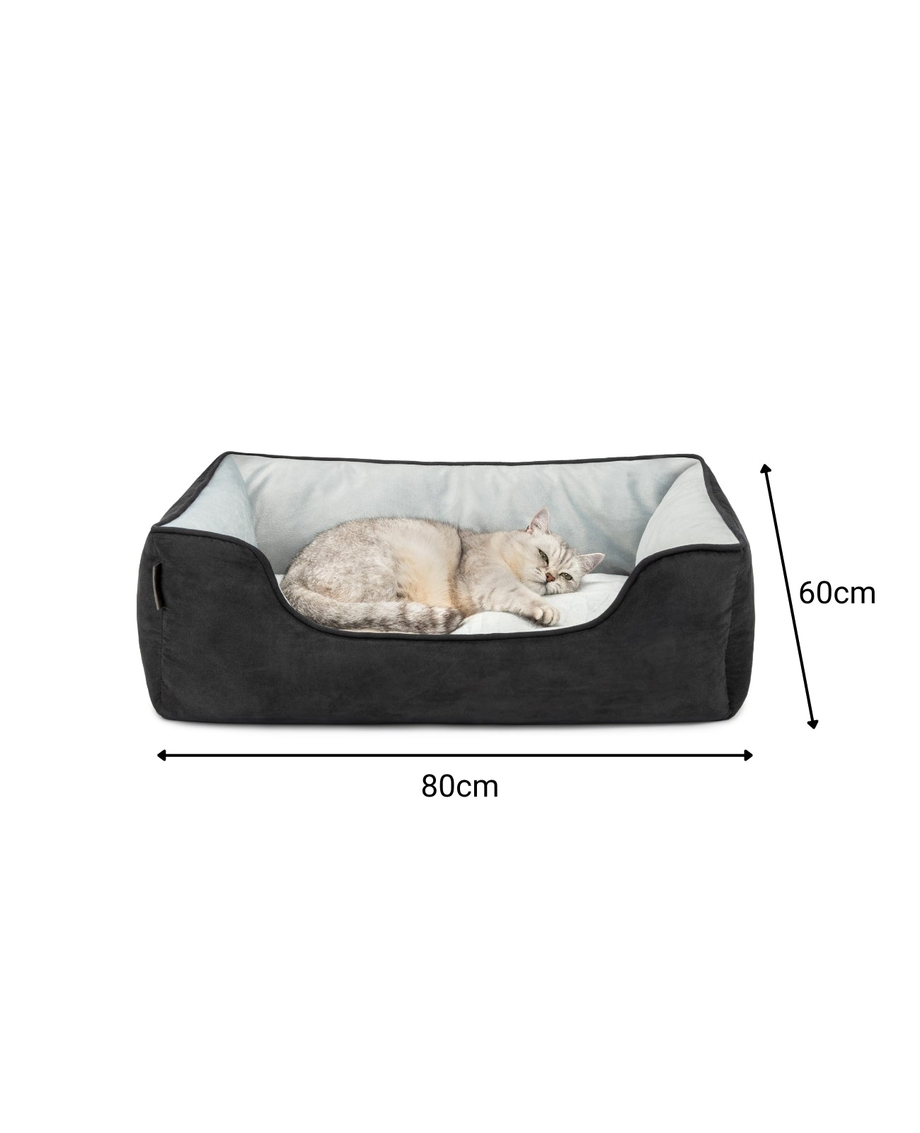 lionto Panier chat 2-en-1 lit chat coussin réversible diff.  tailles et couleurs
