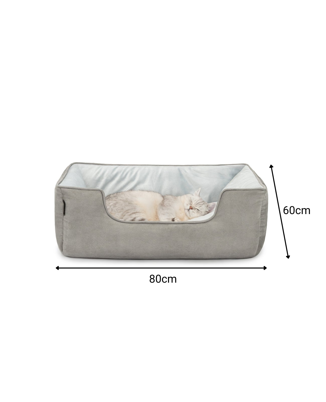 lionto Panier chat 2-en-1 lit chat coussin réversible diff.  tailles et couleurs