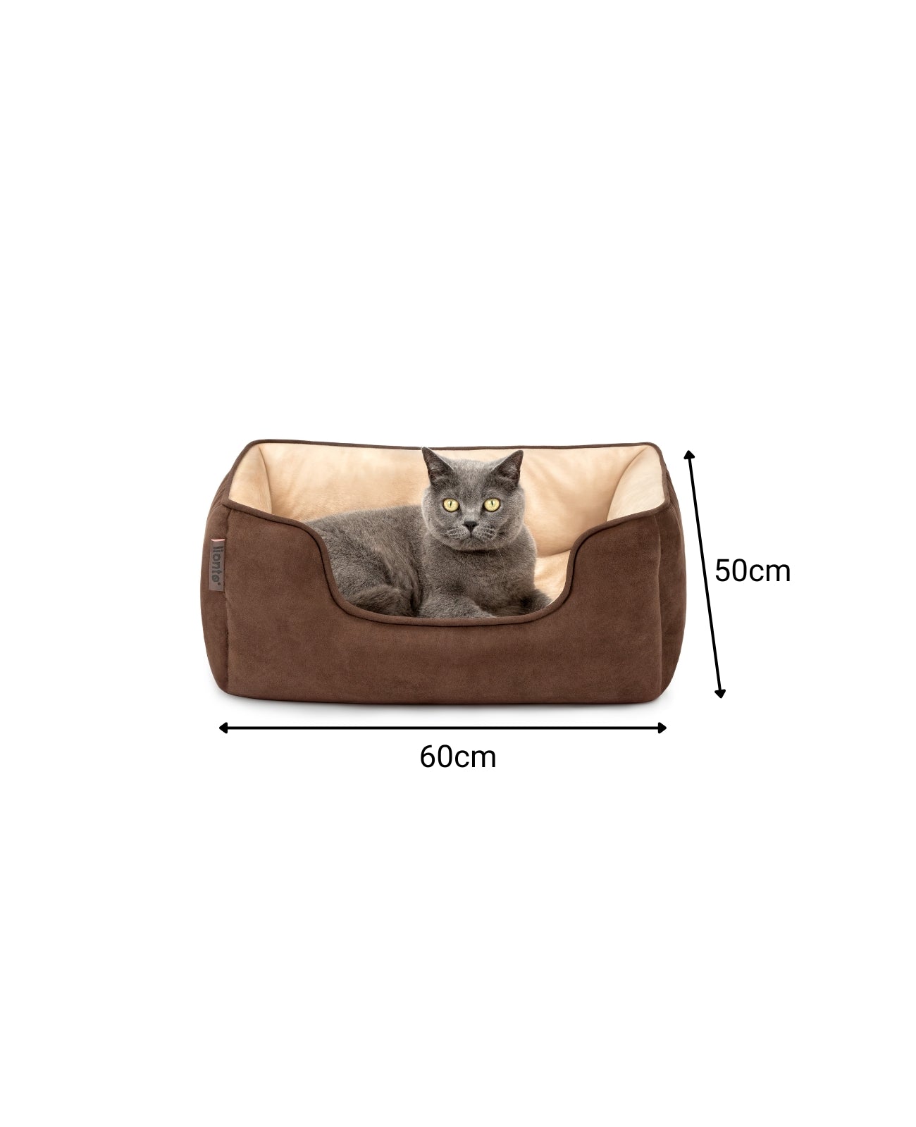 lionto Panier chat 2-en-1 lit chat coussin réversible diff.  tailles et couleurs