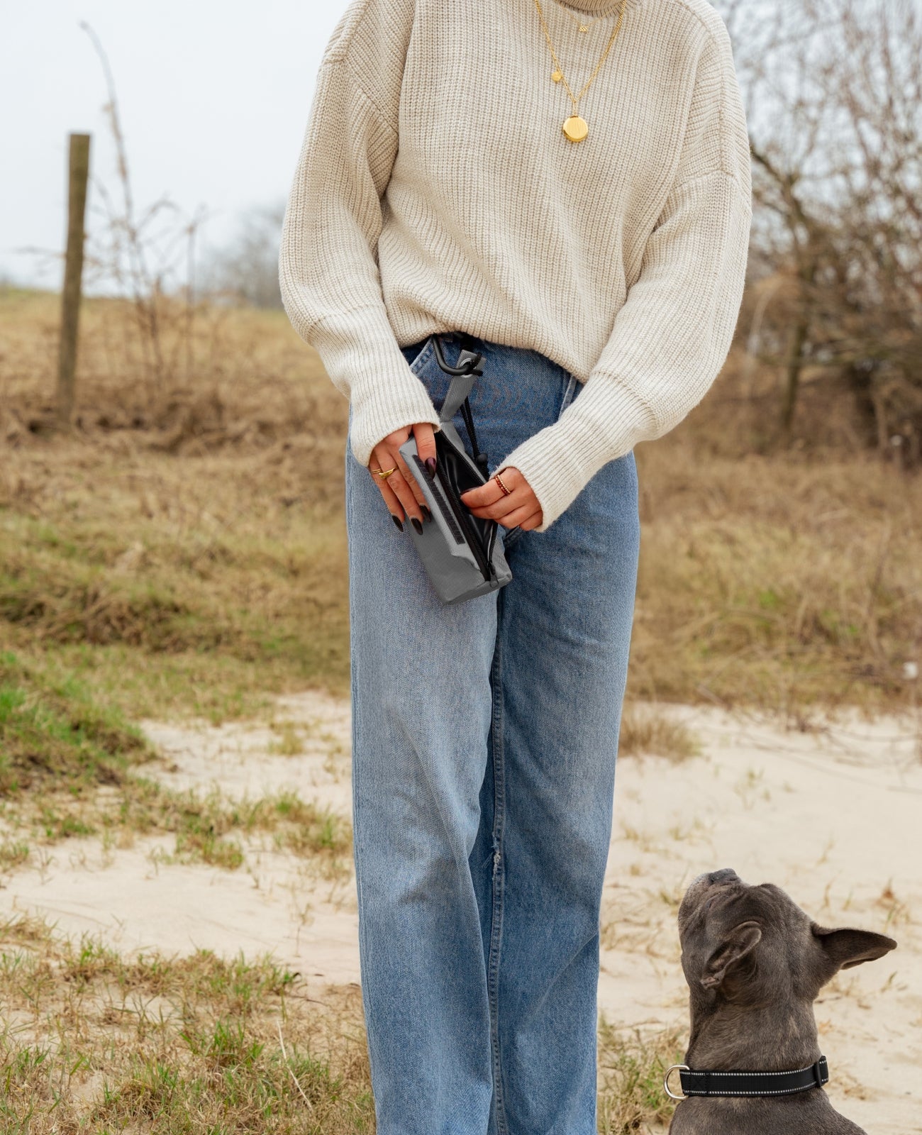 Sac d'alimentation avec cordon