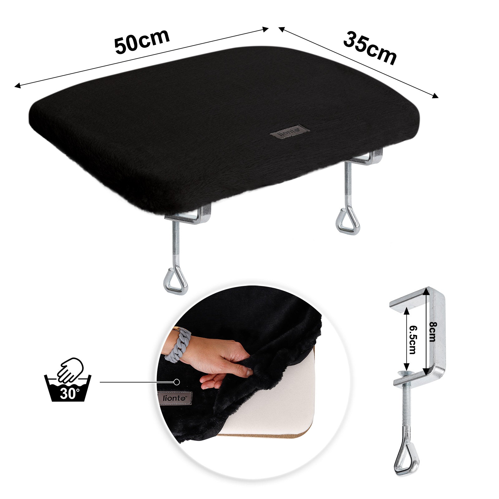 lionto Planche de repos pour rebord fenêtre couchette fenêtre chats couleurs diverses