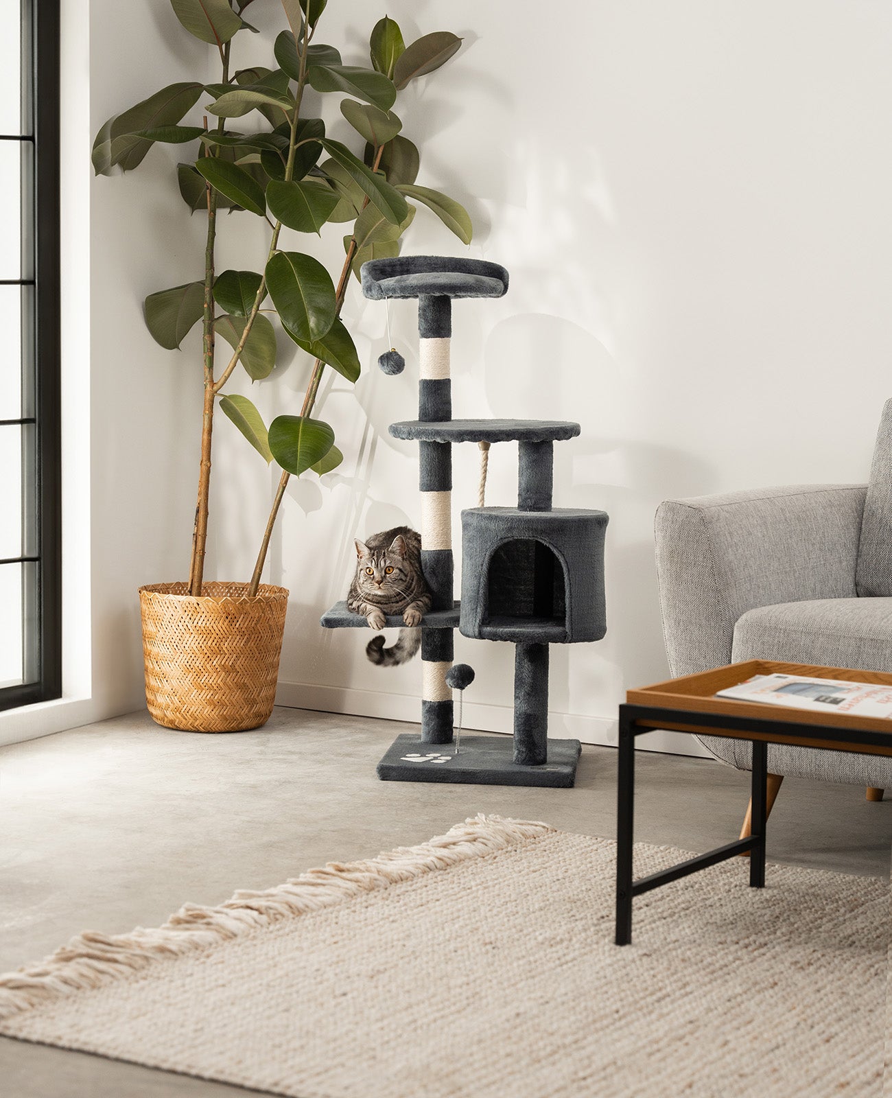 Kratzbaum Höhe 112 cm