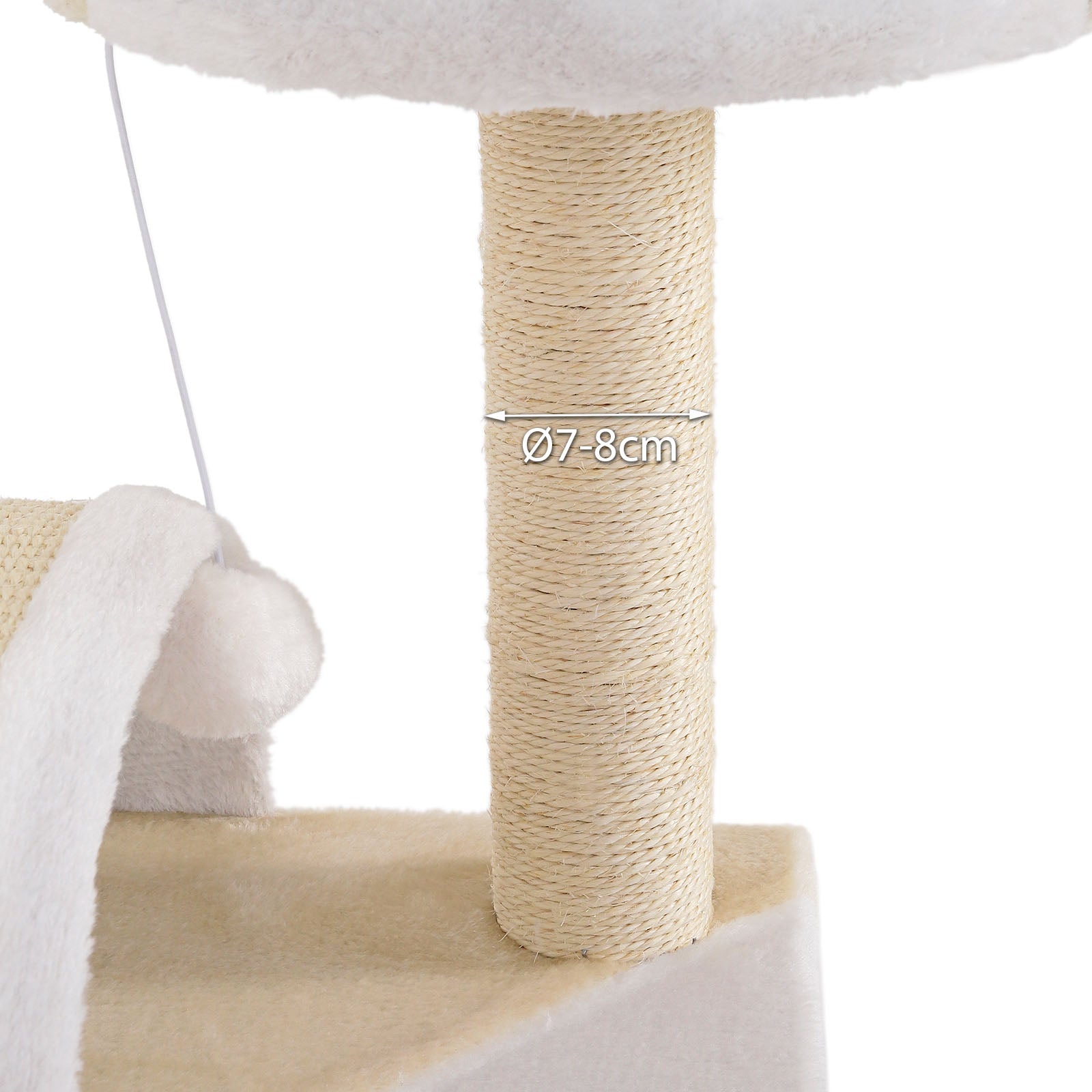 Arbre à chat hauteur 43 cm