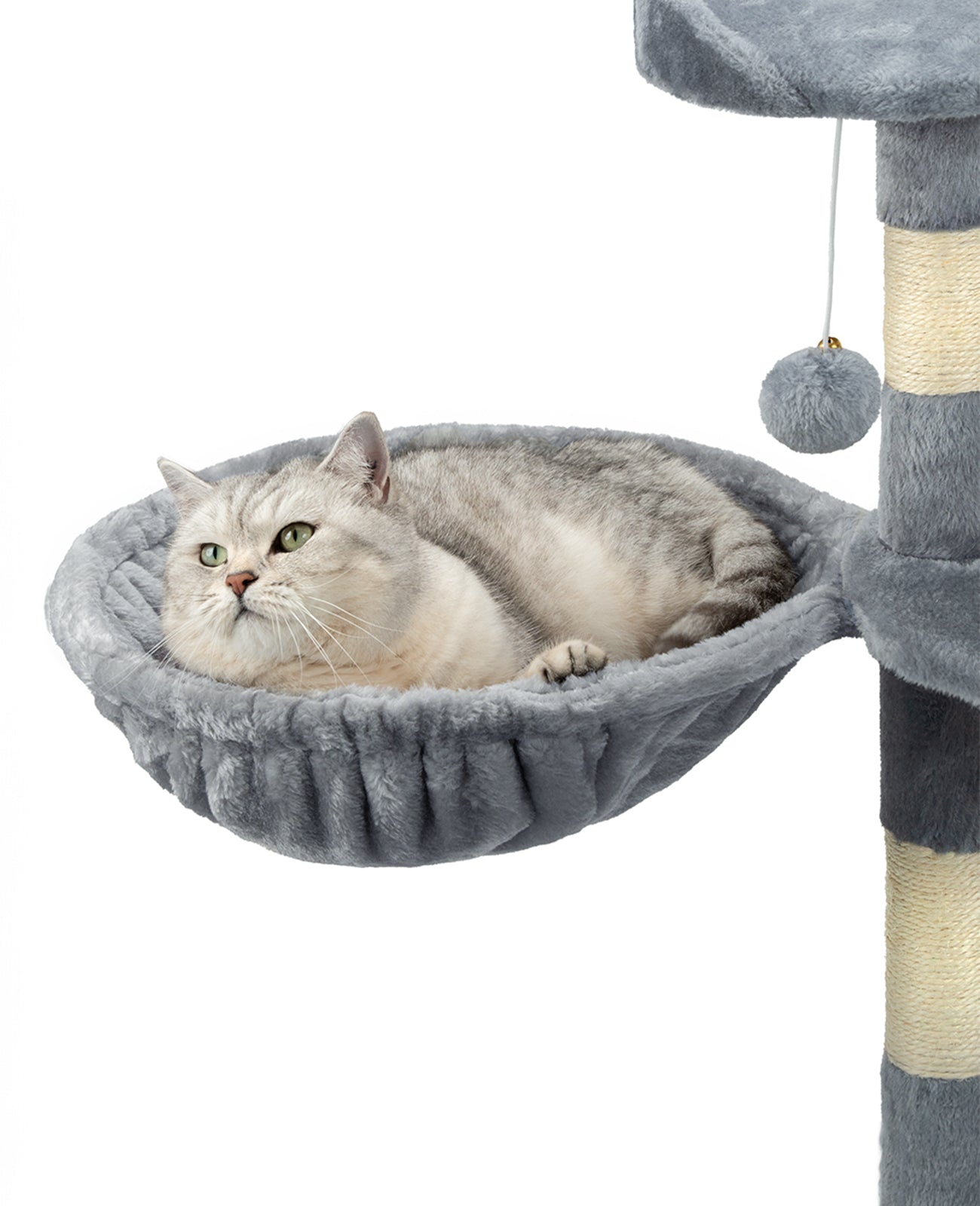 lionto Nid d'arbre à chat, 40 cm de diamètre, 15-25 cm de profondeur, différentes couleurs