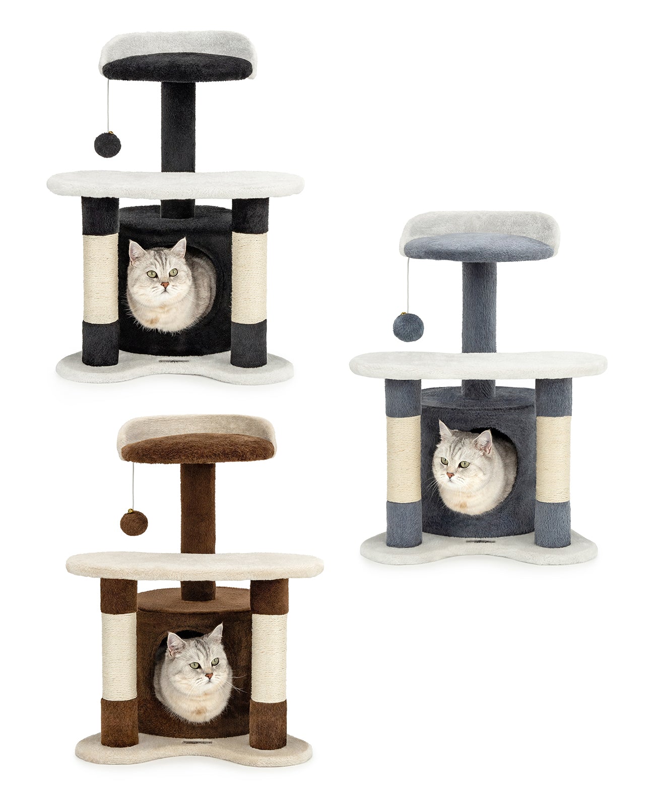 Katzenkratzbaum Höhe 65 cm