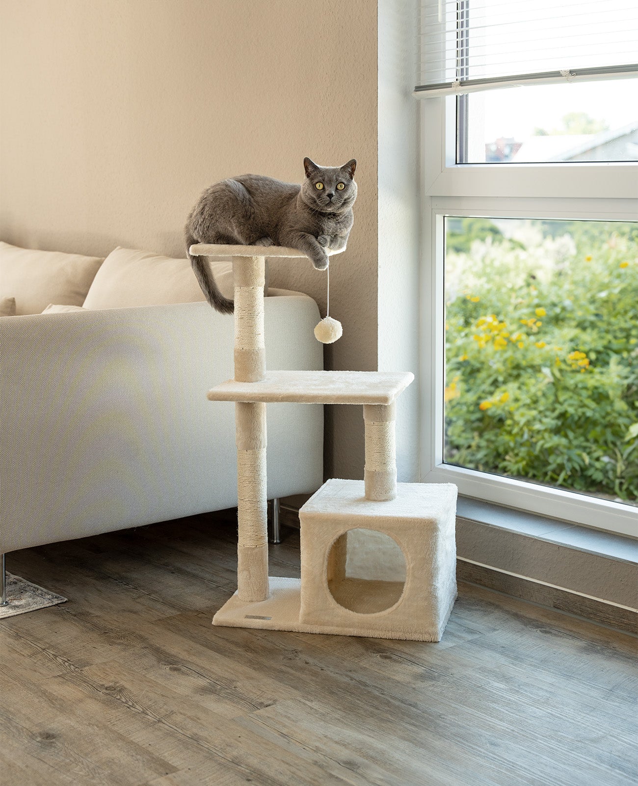 Arbre à chat hauteur 85 cm