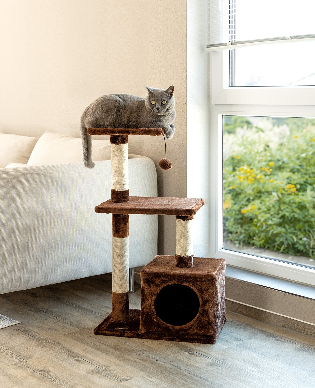 Arbre à chat hauteur 85 cm