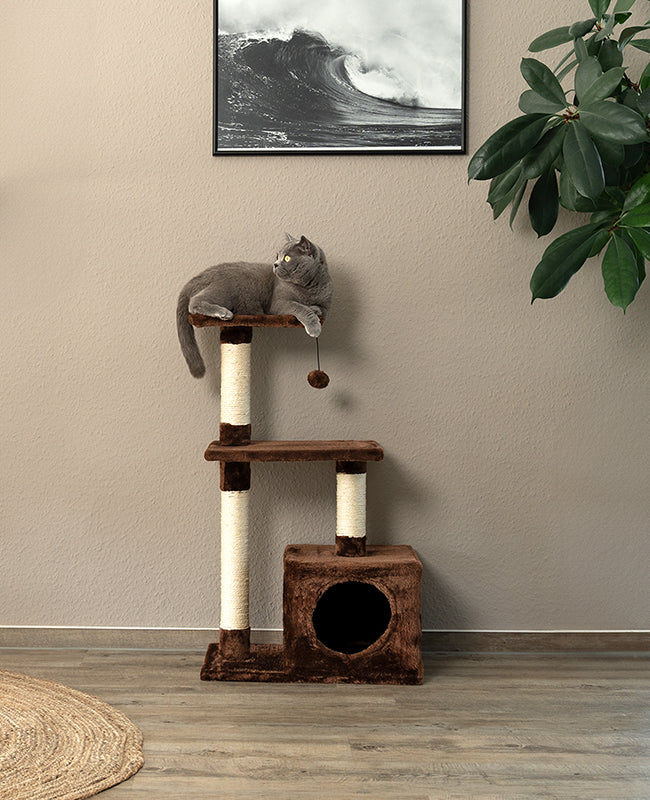 Arbre à chat hauteur 85 cm