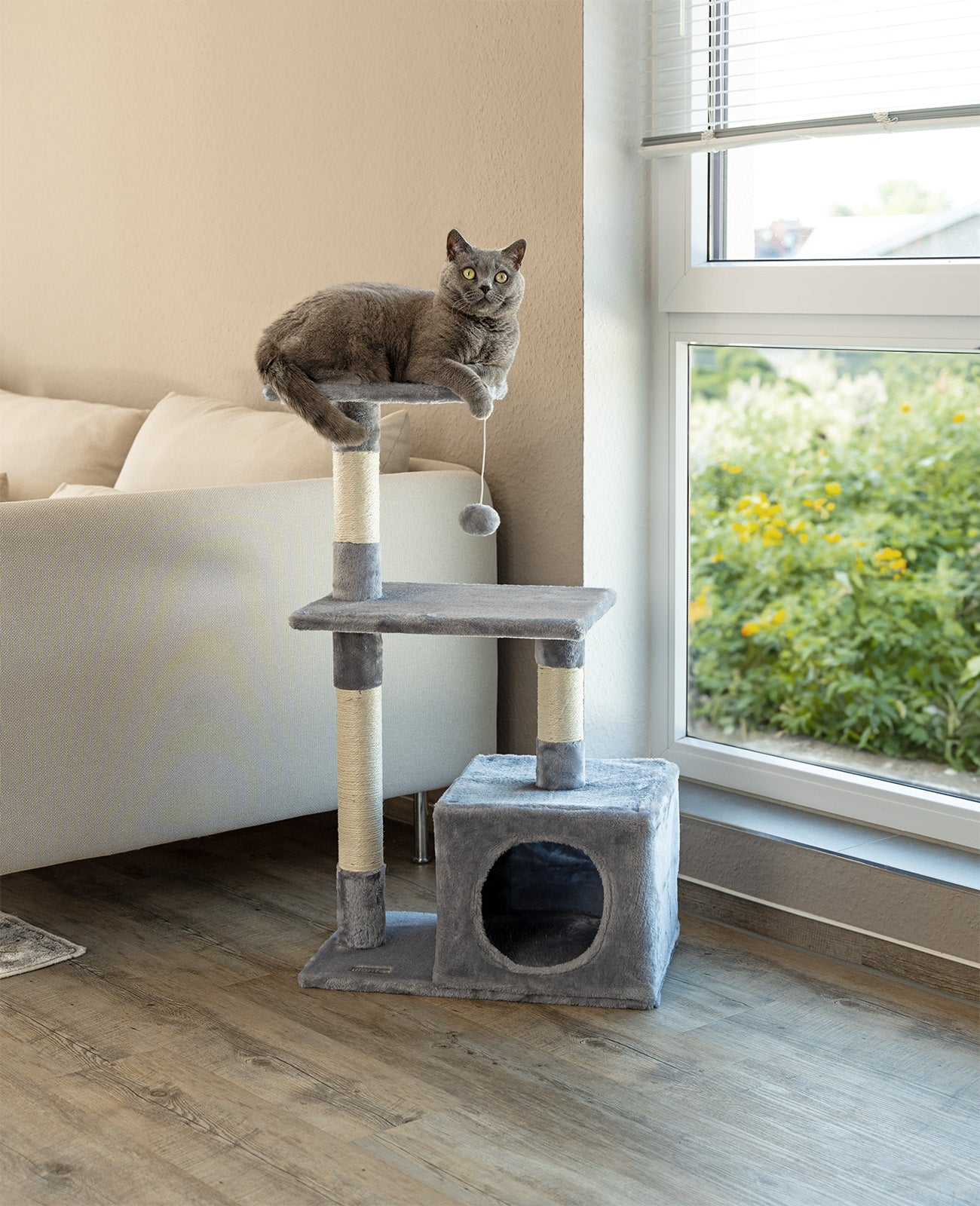 Arbre à chat hauteur 85 cm