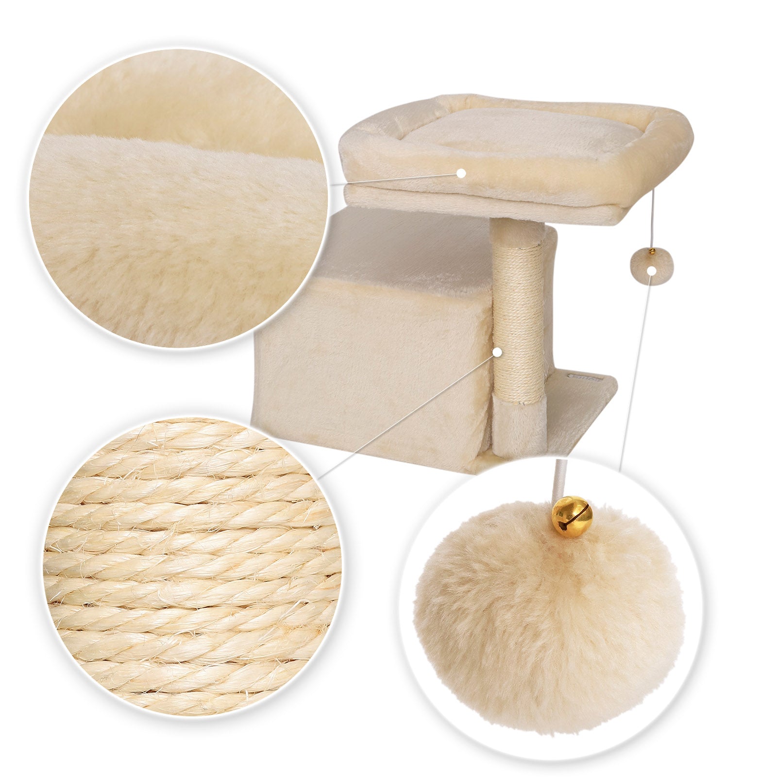 Arbre à chat hauteur 50 cm