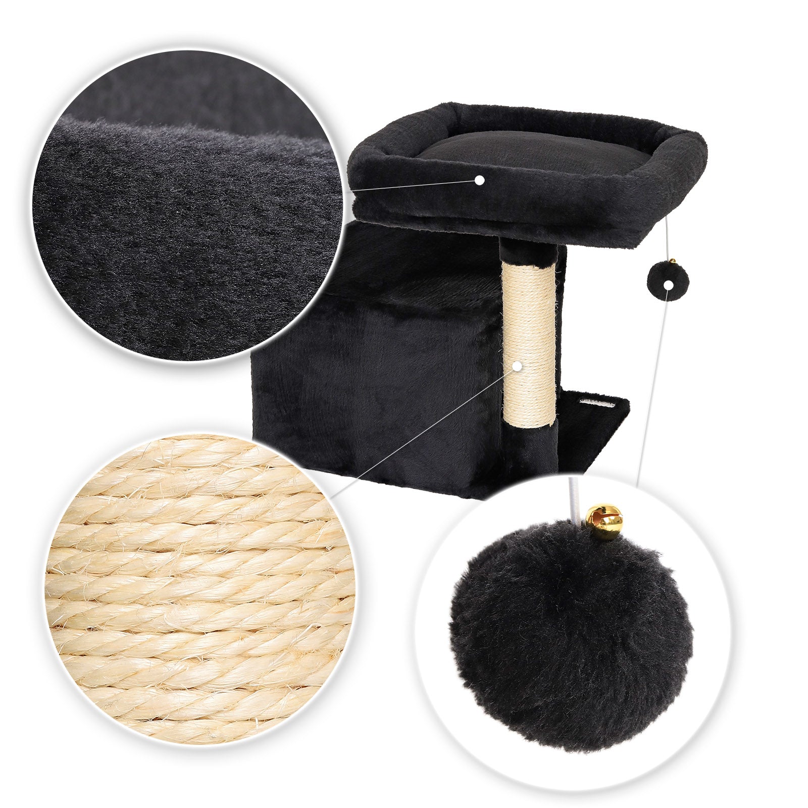 Arbre à chat hauteur 50 cm