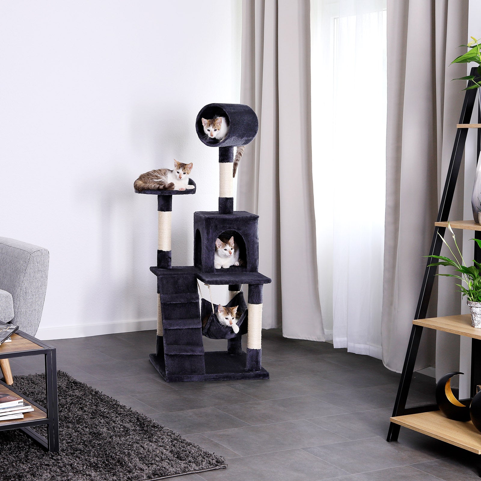 Katzenkratzbaum Höhe 133 cm