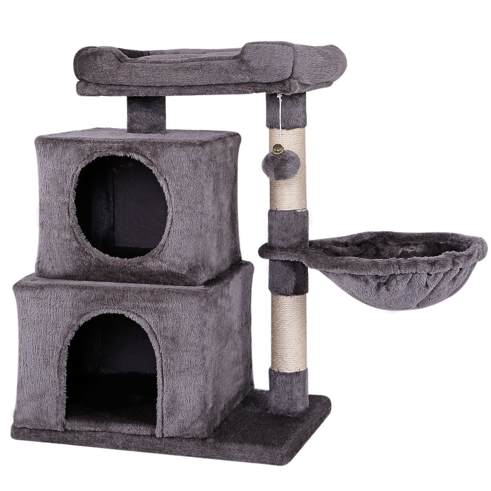 Arbre à chat, arbre à grimper, griffoir pour chat, H 70 cm, couleur au choix
