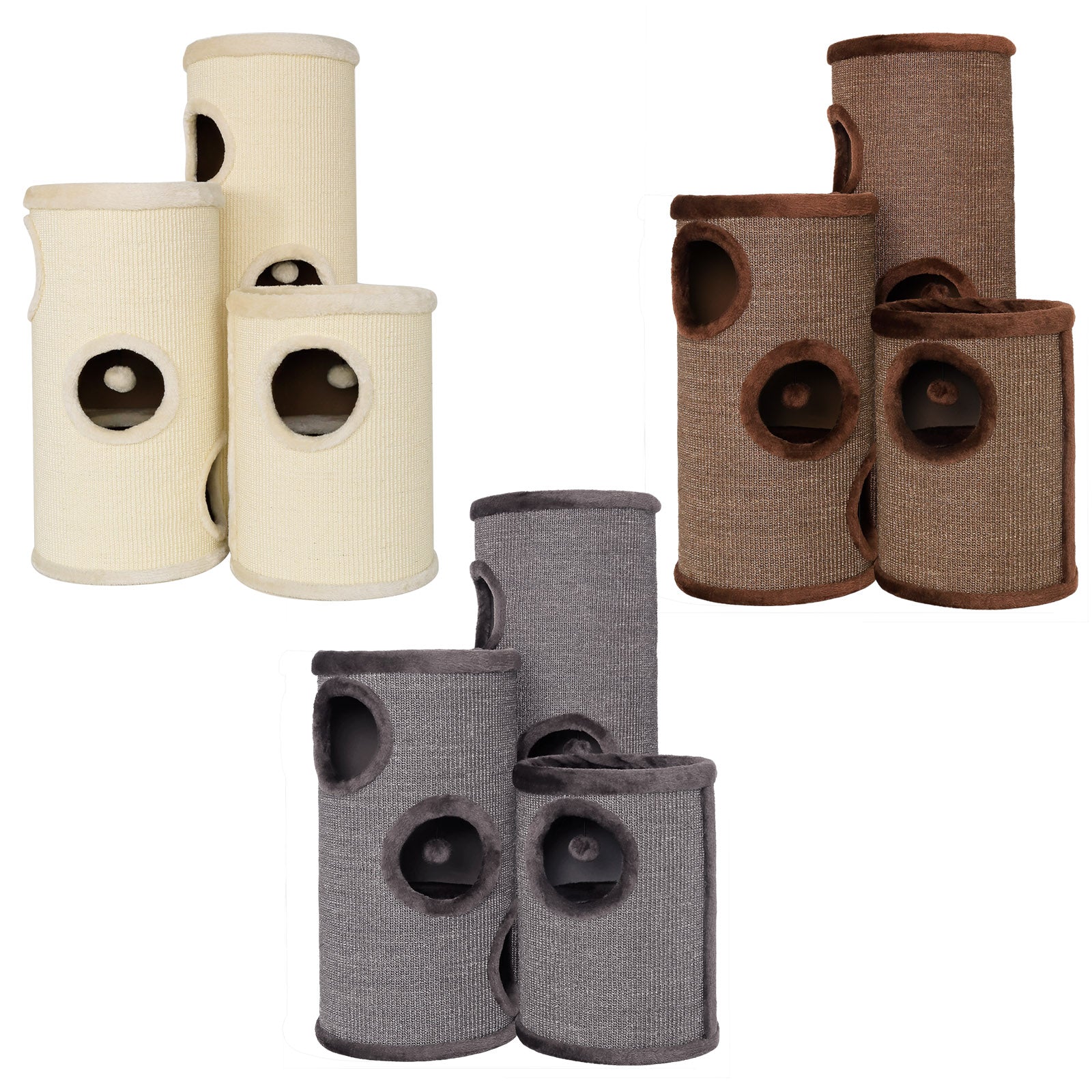 Tonneau à gratter en sisal