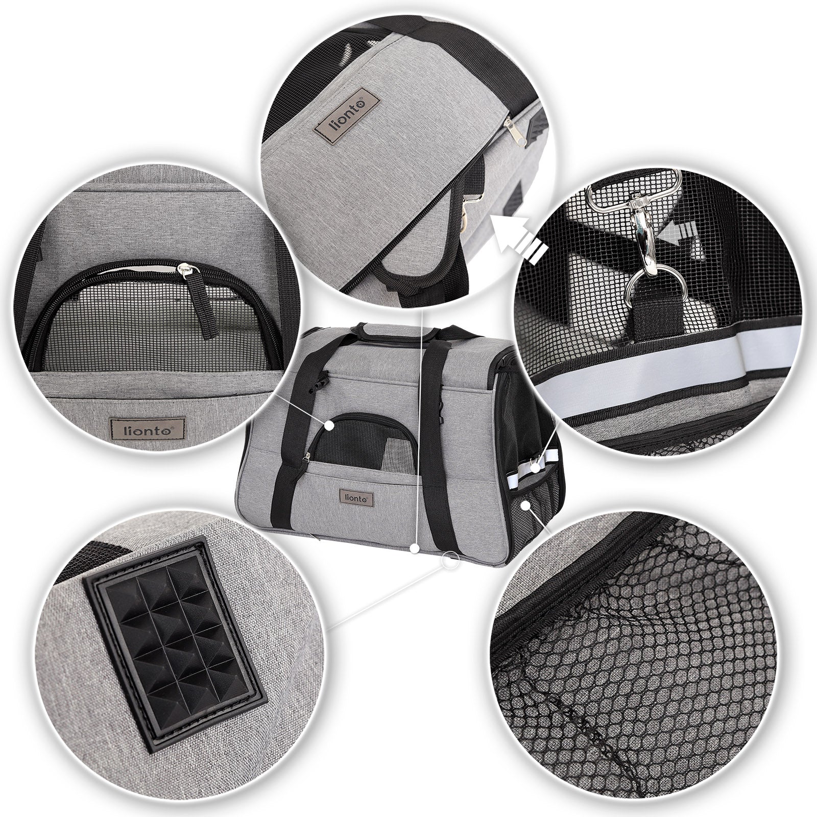 Sac de transport pliable pour chat