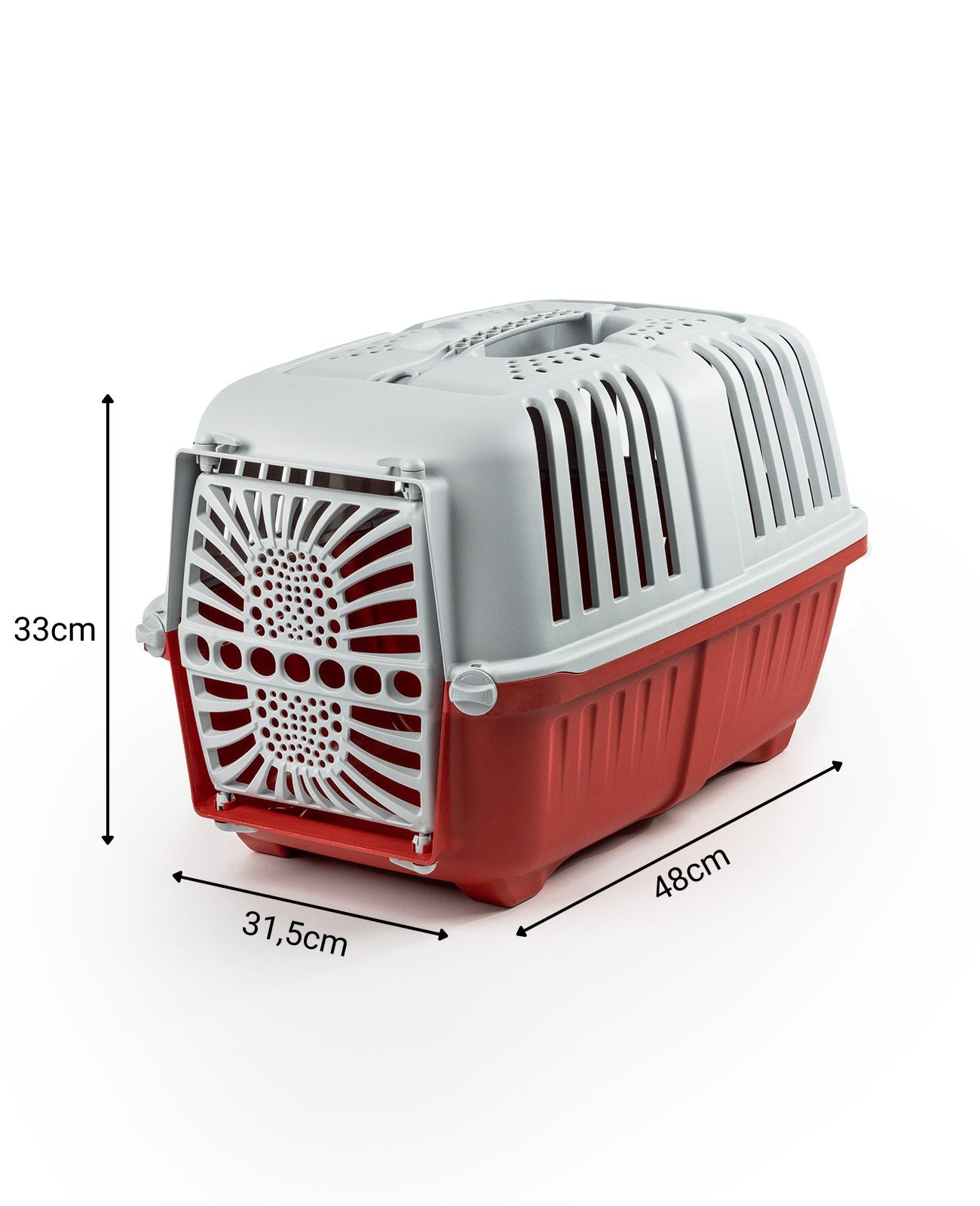 Caisse de transport pour chien en plastique