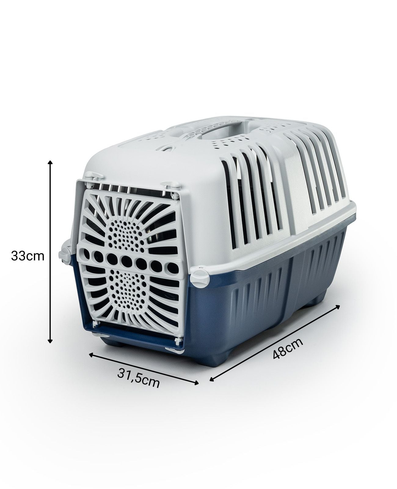 Caisse de transport pour chien en plastique