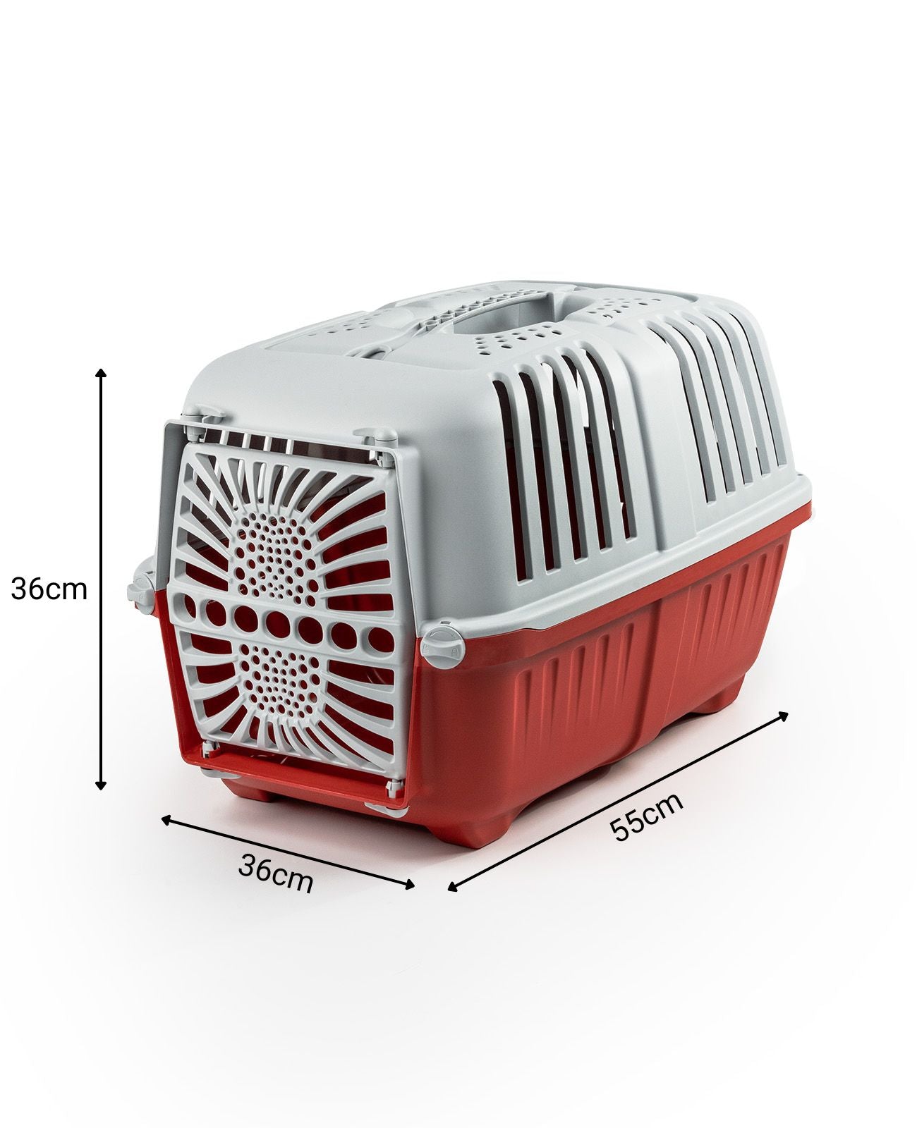 Caisse de transport pour chien en plastique