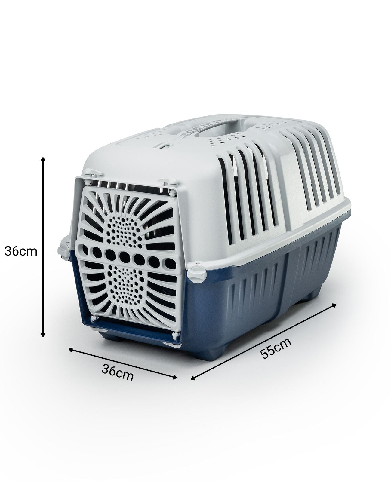 Boîte de transport pour chat en plastique