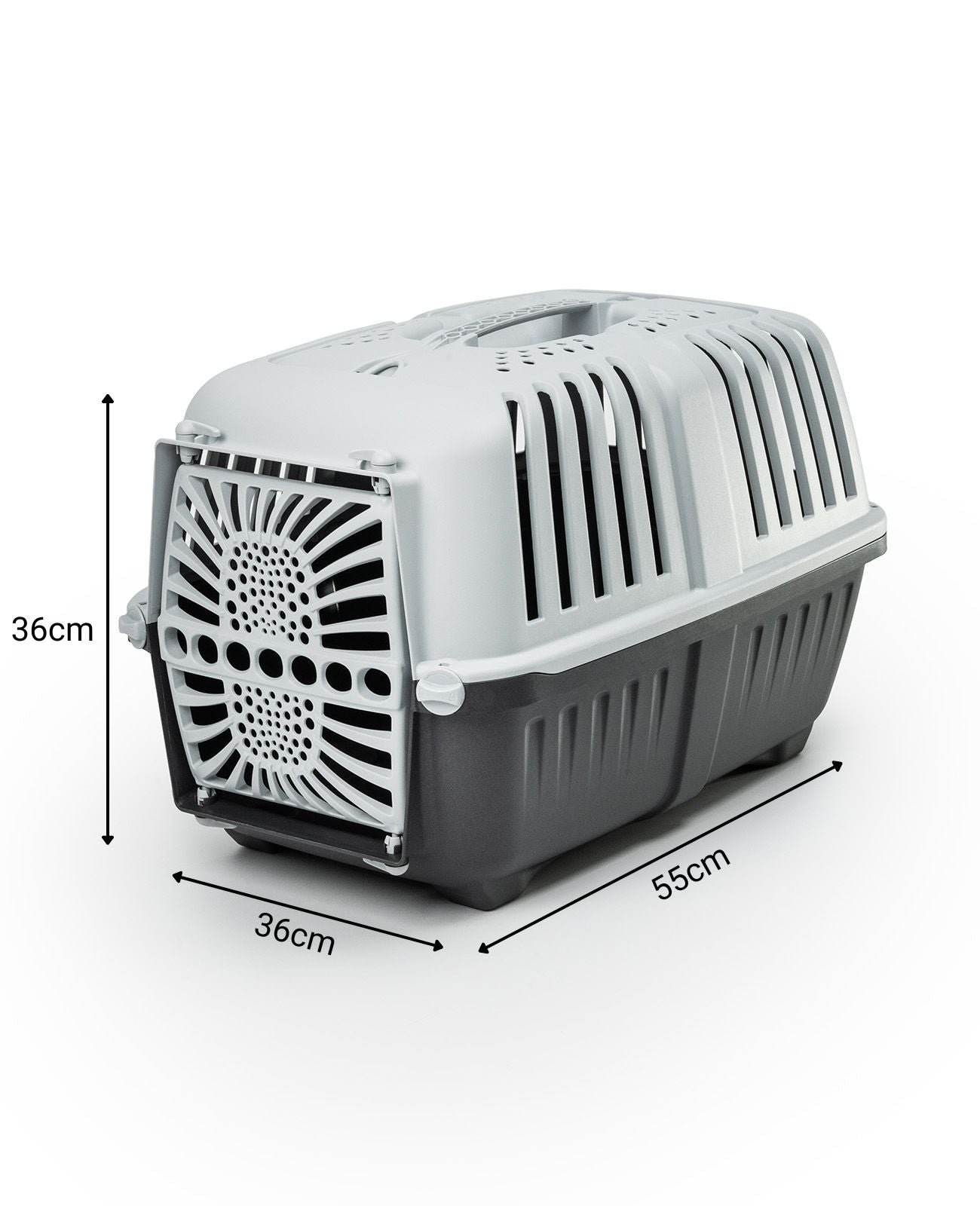 Caisse de transport pour chien en plastique