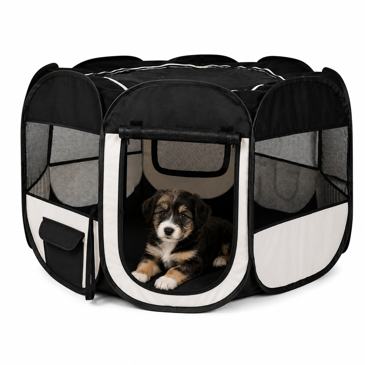 lionto parc pour chiots en tissu Oxford, enclos pliable, couleur au choix