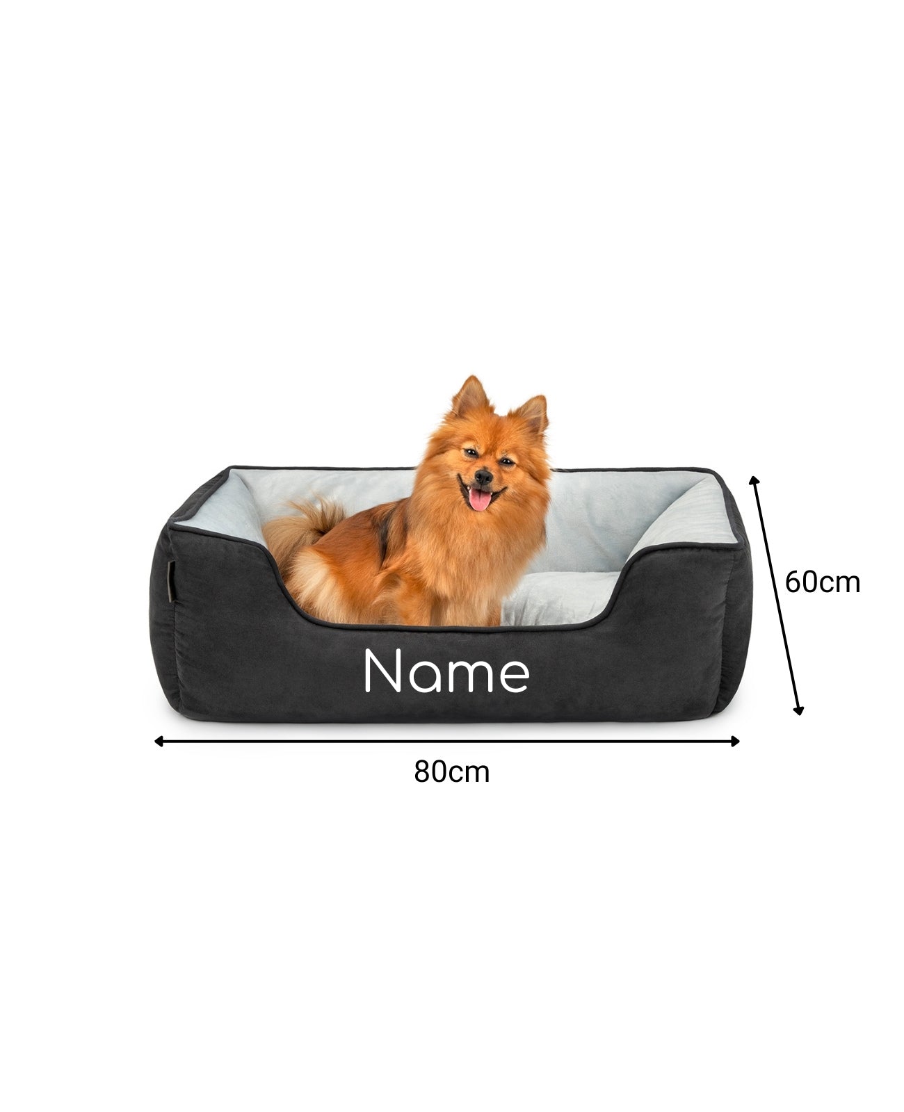 lionto Panier chien 2-en-1 lit chien coussin réversible taille et couleur au choix