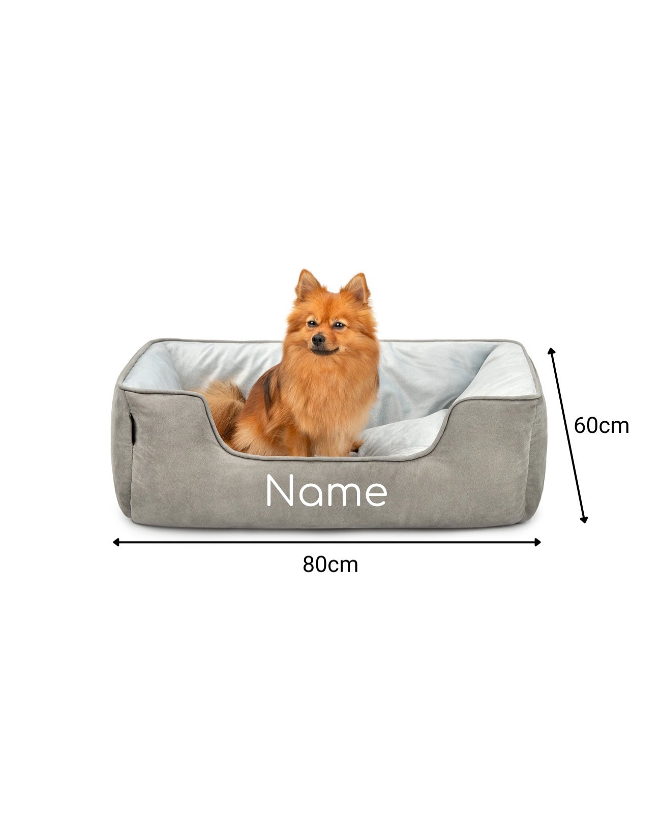 lionto Panier chien 2-en-1 lit chien coussin réversible taille et couleur au choix