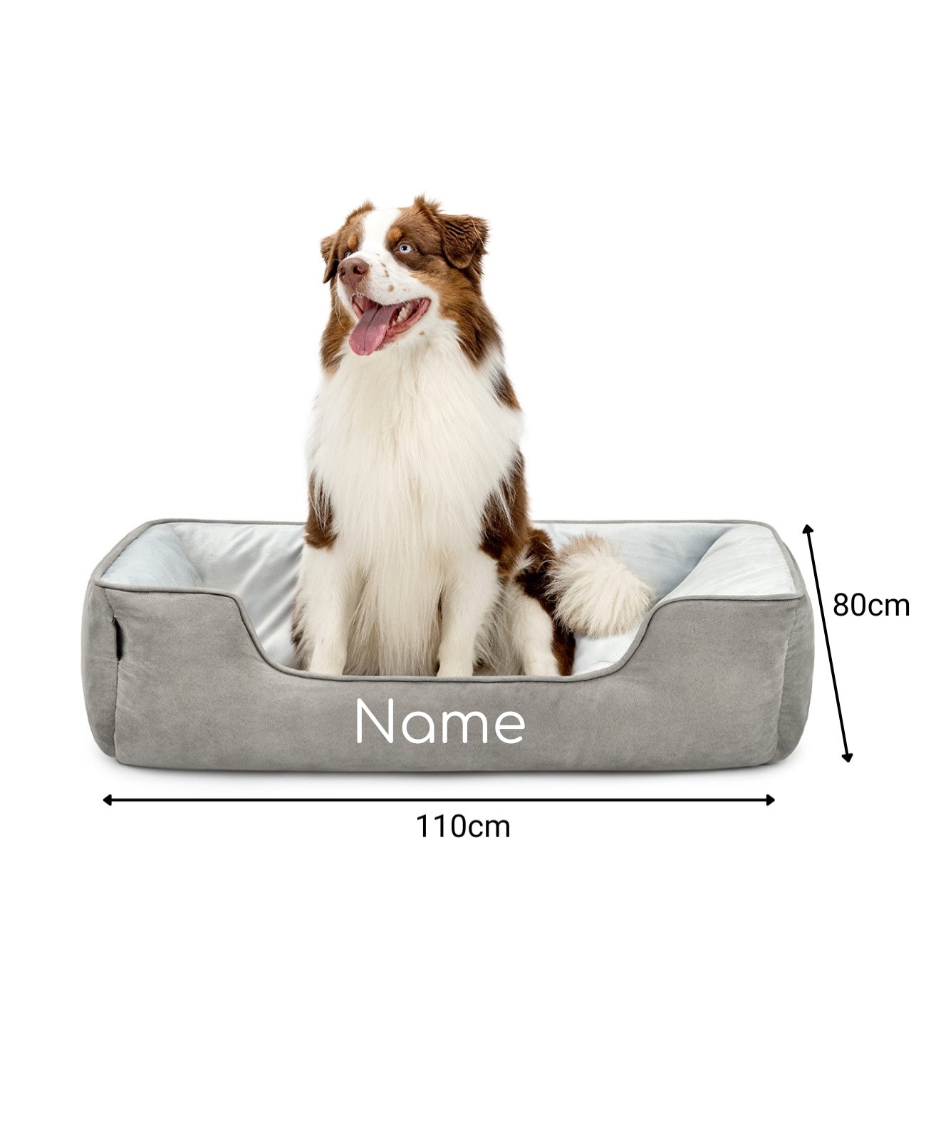 lionto Panier chien 2-en-1 lit chien coussin réversible taille et couleur au choix