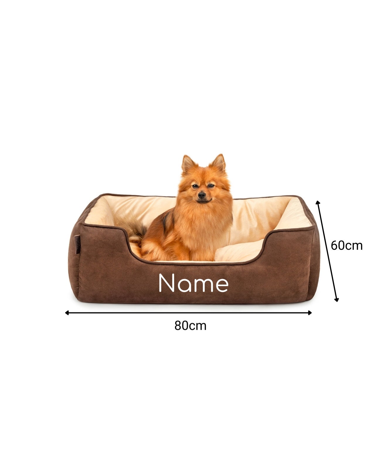 lionto Panier chien 2-en-1 lit chien coussin réversible taille et couleur au choix