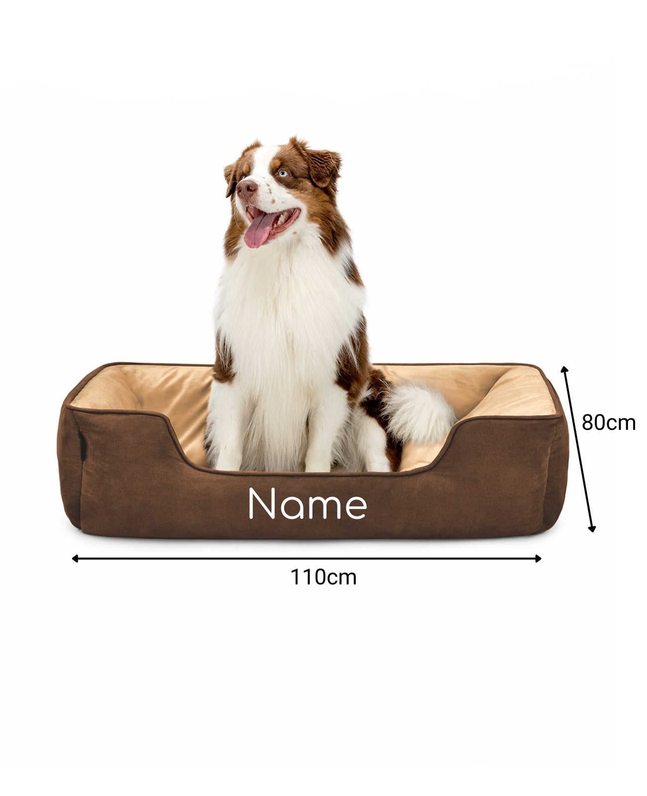 lionto Panier chien 2-en-1 lit chien coussin réversible taille et couleur au choix