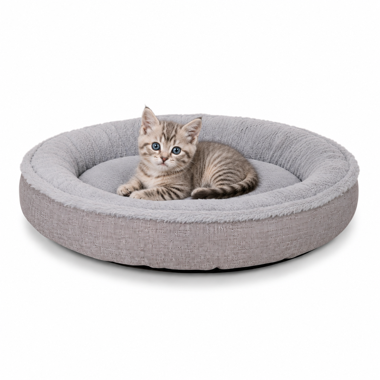 lionto Lit chat rond coussin chat panier chat panier chat donut div. variantes