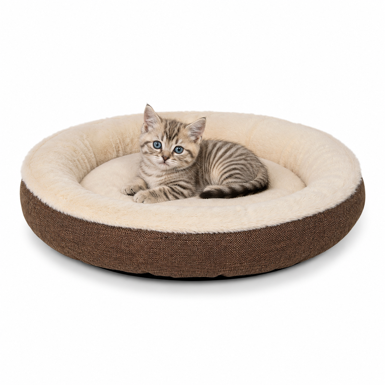 lionto Lit chat rond coussin chat panier chat panier chat donut div. variantes