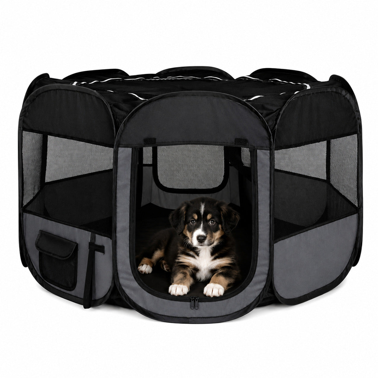 lionto parc pour chiots en tissu Oxford, enclos pliable, couleur au choix