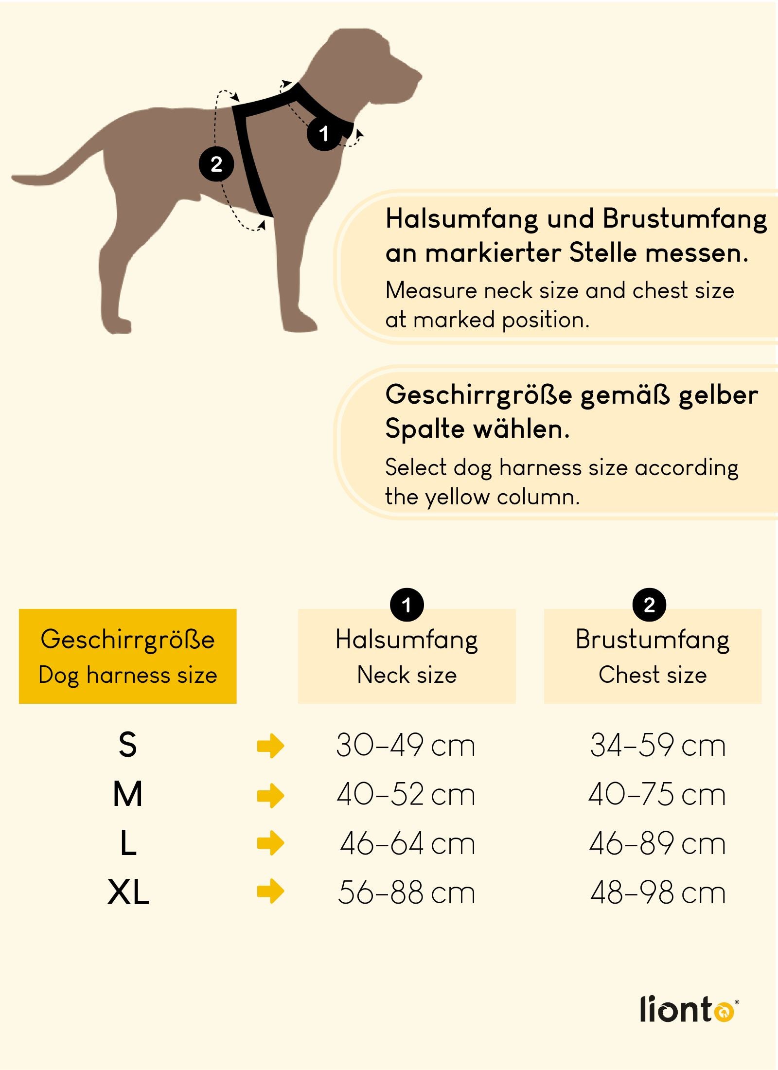 lionto Anti-traction Harnais de chien réglable rembourré, plusieurs variantes